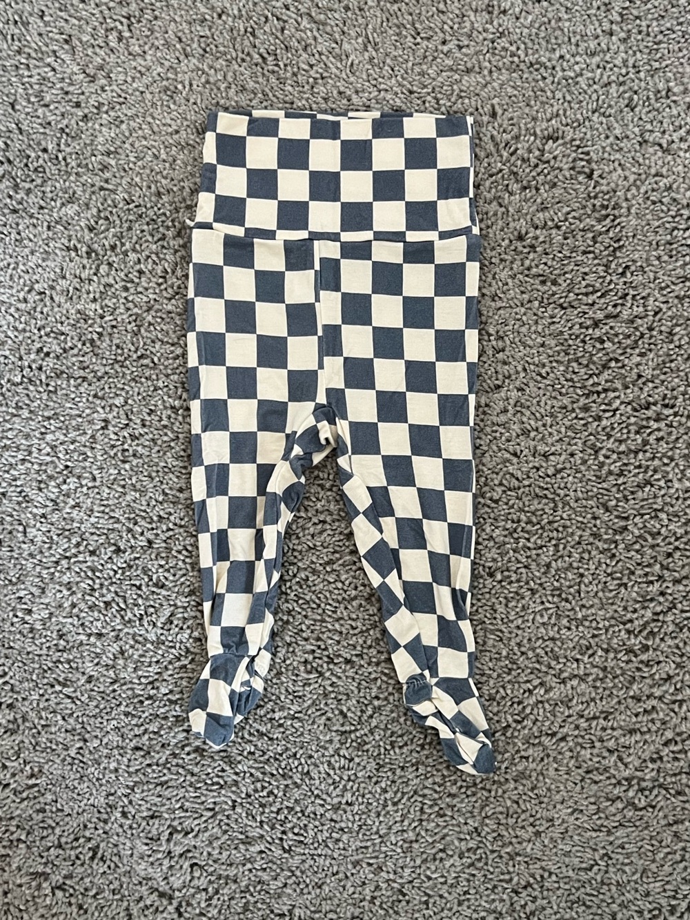 Lou Lou & Company Blue Checkered Pants - Newborn